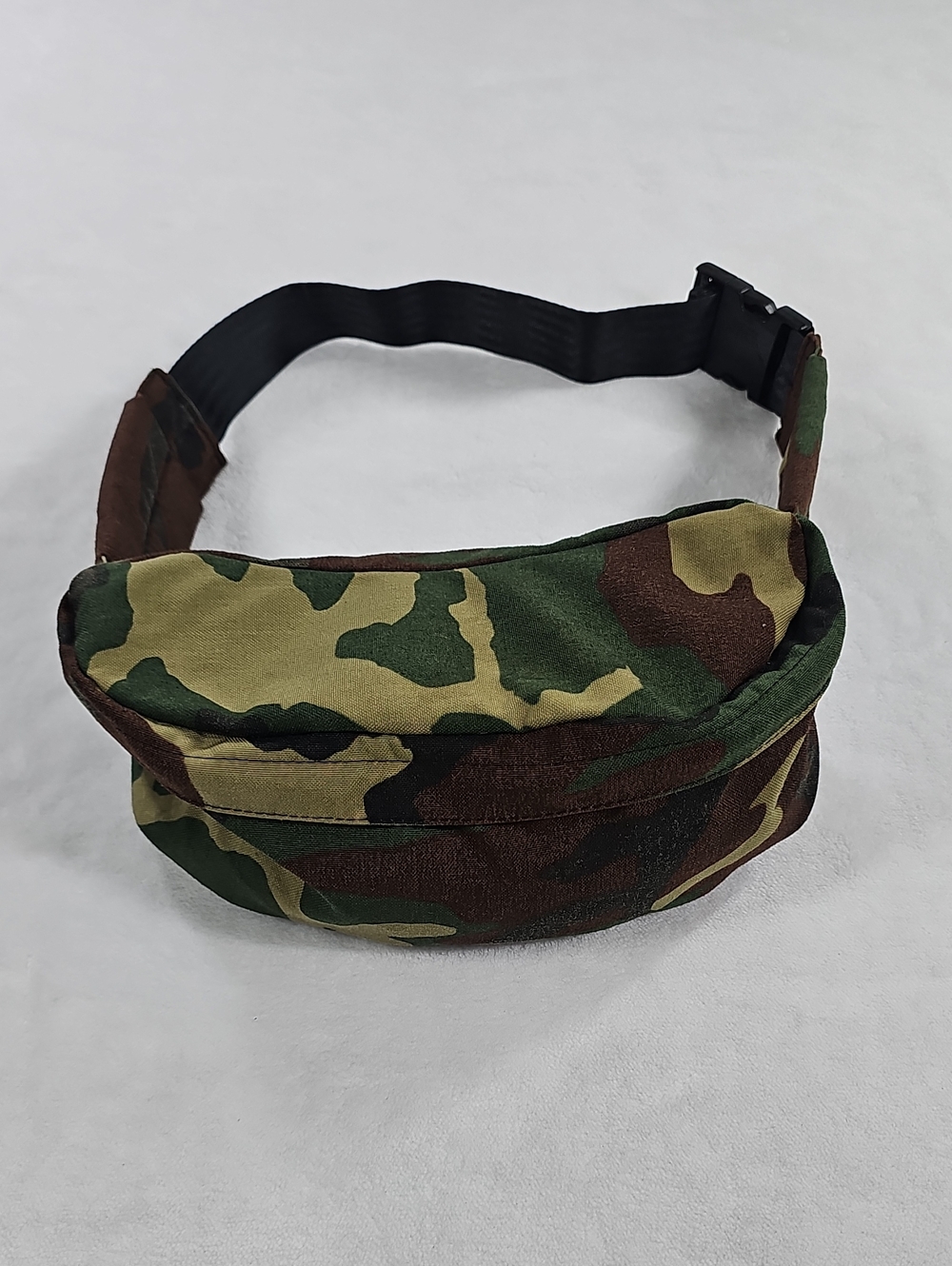 Fieldline Woodland Camo Waist Fanny Pack Made in USA ITW Nexus Buckle Vintage